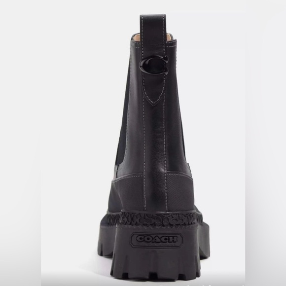 Coach Black Ankle Boots - Picture 6 of 7